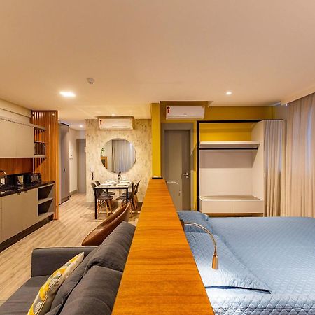 Confortavel Loft Com Vista Para O Mar - Condominio Com Piscina ボンビーニャス エクステリア 写真