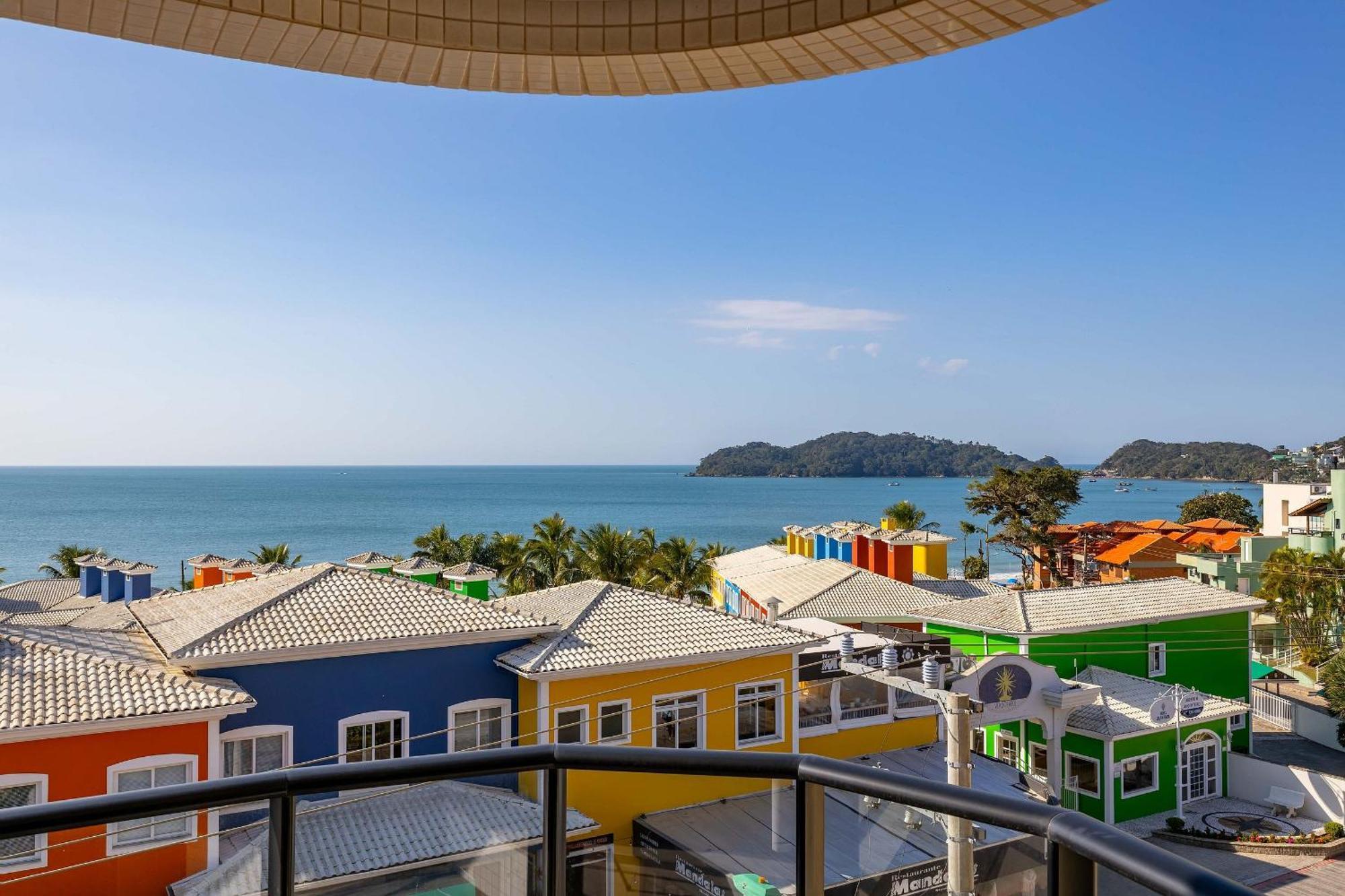 Confortavel Loft Com Vista Para O Mar - Condominio Com Piscina ボンビーニャス エクステリア 写真